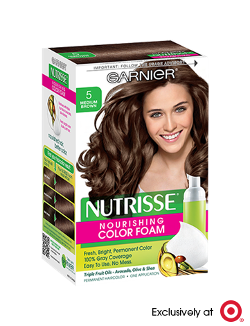 Garnier Nutrisse Nourishing Color Foam 5 - Medium Brown Permanent Hair Color